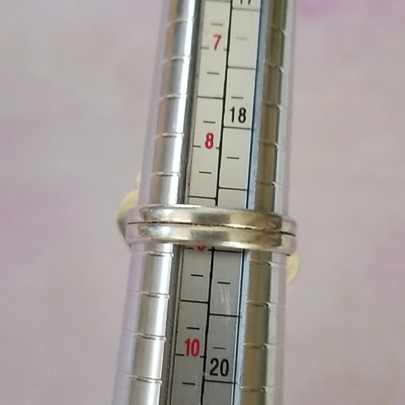 Hand Crafted Milky Opal .925 Sterling Silver Statement Ring SZ 8 3/4 - Picture 10 of 16